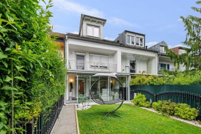 Stilvolles Reihenhaus mit Wintergarten und sonnigem Südgarten in bester Lage von Ramersdorf