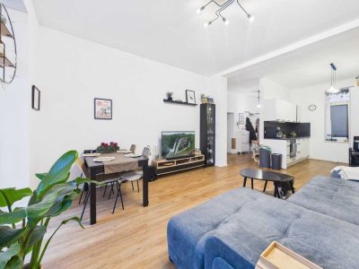 Großzügig wohnen: Energieeffiziente Wohnung mit Fußbodenheizung, Gartenanteil & großem Balkon