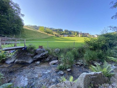 Ein- bis Zweifamilienhaus im Grünen