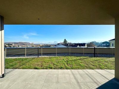 ÜBER DEN WOLKEN ... Wohnung mit begrüntem Fernsicht-DACHGARTEN im ZENTRUM von Vöcklabruck