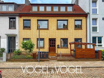 Sonnige Dachgeschosswohnung mit großer Sonnenloggia in familienfreundlicher Lage von Hastedt