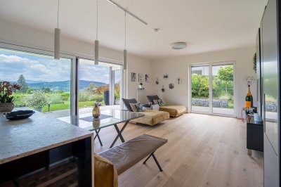 Exklusive 3-Zimmer-Gartenwohnung mit traumhaftem Seeblick in Reifnitz am Wörthersee!