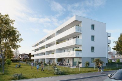 Erstbezug in Wieselburg – schöne 3 Zimmerwohnung mit großem Balkon (Warmmiete) – KAUFOPTION