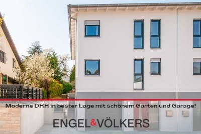Moderne DHH in bester Lage mit schönem Garten und Garage!