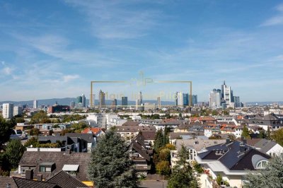 Lichtdurchflutetes Penthouse mit Skyline-Panorama und einem herrlichen Blick ins Grüne