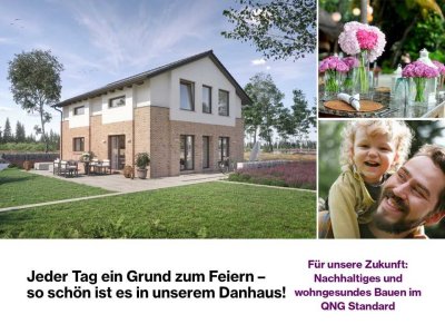 Der richtige Zeitpunkt ist jetzt. Zukunft planen und Eigentum schaffen. Leben im eigenen Haus.