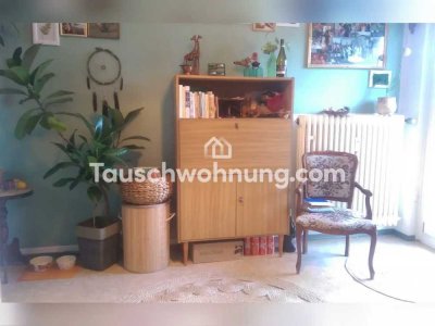 Tauschwohnung: 1 Zi.Whg + Balkon/separater Kü. und Bad gegen 2-3 Zi.Whg 55m²+