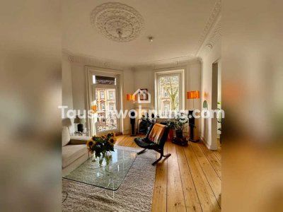 Tauschwohnung: Wunderschöne Altbauwohnung mit Stuck und Balkon in Bestlage