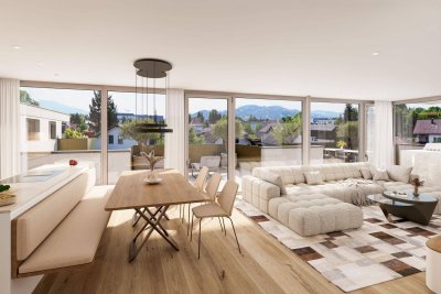 Penthouse Top A8 mitten im Grünen