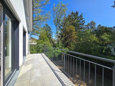 Provisionsfrei: bezugsfertige DG-Maisonettewohnung in Trudering mit Parkblick