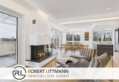 Exklusives Penthouse mit Aufzug direkt in die Wohnung – Wohnen an der Lesum