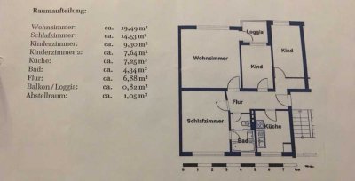 4-Zimmer Wohnung in Wolfsburg Nordstadt