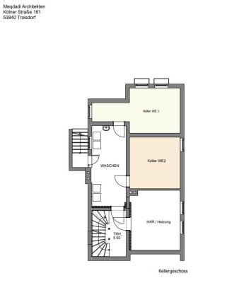Stilvolle 4-Raum-Maisonette-Wohnung mit gehobener Innenausstattung mit Dachterrasse in Troisdorf