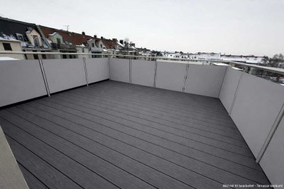 ERSTBEZUG! Helle 3-Raum-Dachgeschosswohnung mit Terrasse & tollem Bad, Stellplatz möglich!