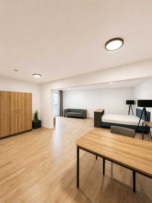 Großzügig möbliertes 2-Zimmer-Apartment in Potsdam - Einheit im 4. Obergeschoss