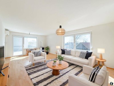 Großzügige Traumwohnung mit 3 Zimmern, Loggia und Klimaanlage