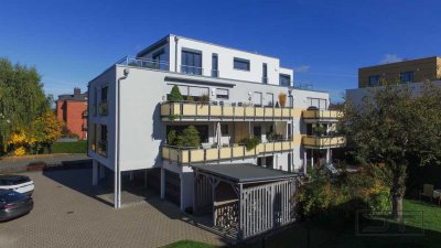 2015er Neubau-EG-Wohnung mit Terrasse und großem Garten im Zentrum der Stadt!