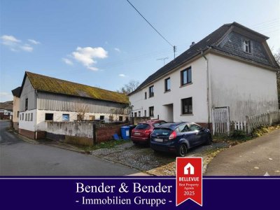 Bauernhaus mit Nebengebäuden und Weideland zwischen Altenkirchen und Hamm/Sieg!
