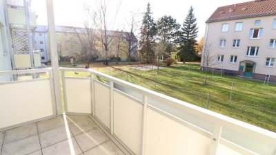 3-Raumwohnung mit Balkon und Dusche