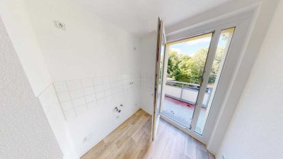 Tolle 2-Raum-Wohnung mit Balkon nahe Uferstrand