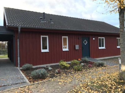 Schönes Einfamilienhaus als Winkelbungalow – barrierefrei, mit Carport in ruhiger Sackgassenlage