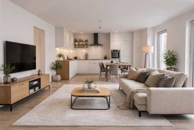 Rath - Heumar! Moderne 2 Zi.- Wohnung - 64m² - Terrasse - barrierefrei