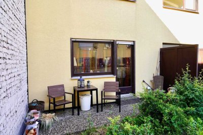 Charmente Einzimmerwohnung mit Terrasse und Garage zu verkaufen