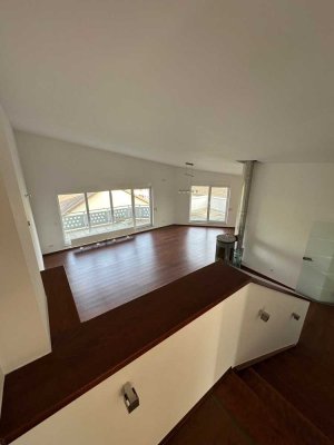 Exklusive 5-Raum-Penthouse-Wohnung mit luxuriöser Innenausstattung, Kamin und EBK in Riegelsberg