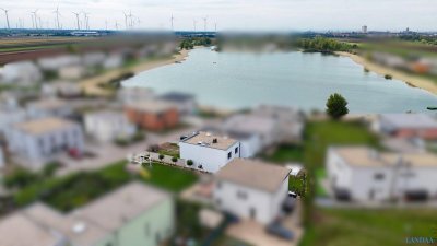 !PARNDORF! +FAMILIENTRAUM++ Moderne Doppelhaushälfte mit Garten – wenige Schritte zum See!