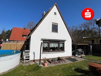 Frei werdendes Einfamilienhaus mit Garage in Stein