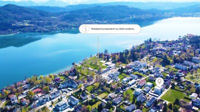 Wohnen in unmittelbarer Seenähe: Penthouse in Krumpendorf am Wörthersee