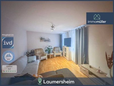 Schöne 3 Zimmer Wohnung im Zentrum von Laumersheim!