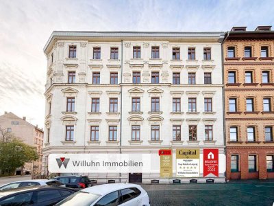 sofort einziehen! Hochwertig renovierte 2-Zimmer Dachgeschosswohnung I Denkmalschutz
