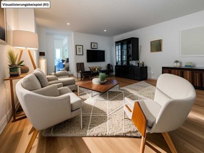 Modern, gepflegt: 3-Zimmer-Wohnung mit Balkon, 2 Bädern & Garage