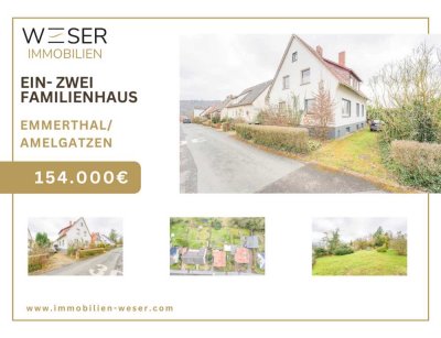 Charmantes Ein- Zweifamilienhaus mit viel Potenzial in Emmerthal – Ihr Traumhaus zum Selbstgestalten