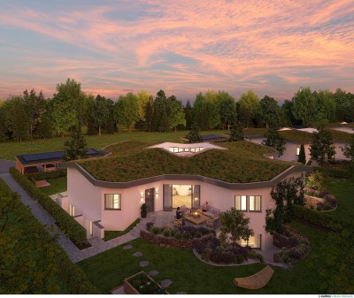 Barrierefreies Doppelhaus mit Garten und Terrasse in Obertrum