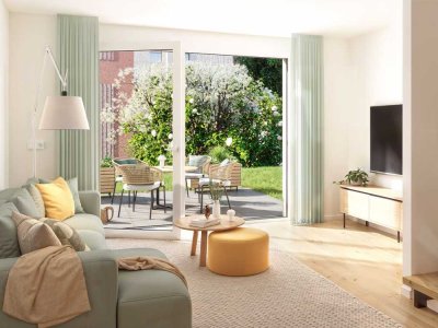 Zuhause im Grünen: Modernes 5-Zi.-Stadthaus mit großzügigem Garten und Kita direkt im Quartier