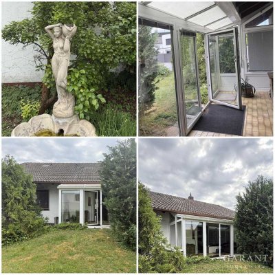 Wohnen auf einer Ebene,  mit viel Platz im Untergeschoss