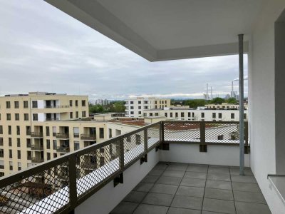 Vier-Zimmer-Neubauwohnung mit Balkon und herrlichem Weitblick