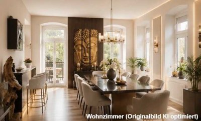 94 m² Altbauwohnung mit Balkon in Dresden-Löbtau – zukunftssicher modernisierte Wohnanlage
