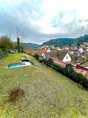 Über den Dächern von Calw, superzentral inkl. Garten mit Traumblick