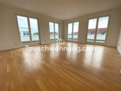 Tauschwohnung: Lichtdurchflutete 4 Zimmer Wohnung im Neubau