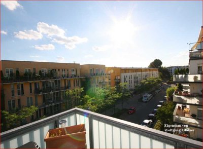 Parkstadt Schwabing: attraktive 2ZKB-Wohnung mit großem Süd-,Westbalkon,Keller,TG