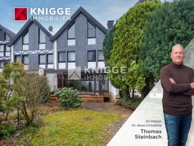 +++ 3651 - Reihenhaus in ruhiger Top-Lage am Waldrand mit Doppelgarage in Köln-Dellbrück +++