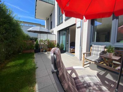 Modern ausgestattete 3-Zi.-Gartenmaisonettewohnung in ruhiger  Südlage