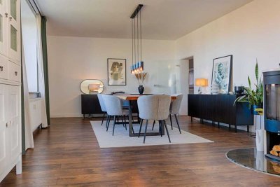 Wohnen wie im Haus - lichtdurchflutete Traumwohnung auf 2 Ebenen - 273 qm purer Wohnkomfort