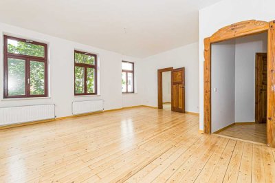 Große 1-Zimmer-Altbauwohnung mit Dielenboden & historischen Türen