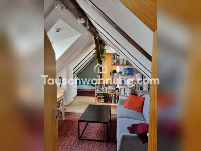 Tauschwohnung: Biete 1-Zimmerwohnung, suche 1,5-2 Zimmer mit Balkon