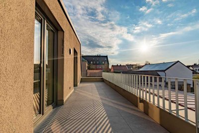 Neubau Dachterrassenwohnung im Herzen von Dachau (nähe Altstadt)
