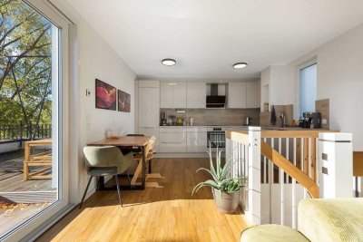 Reserviert: Stilvolle Maisonettewohnung mit Dachterrasse – Modern, hell & energieeffizient
